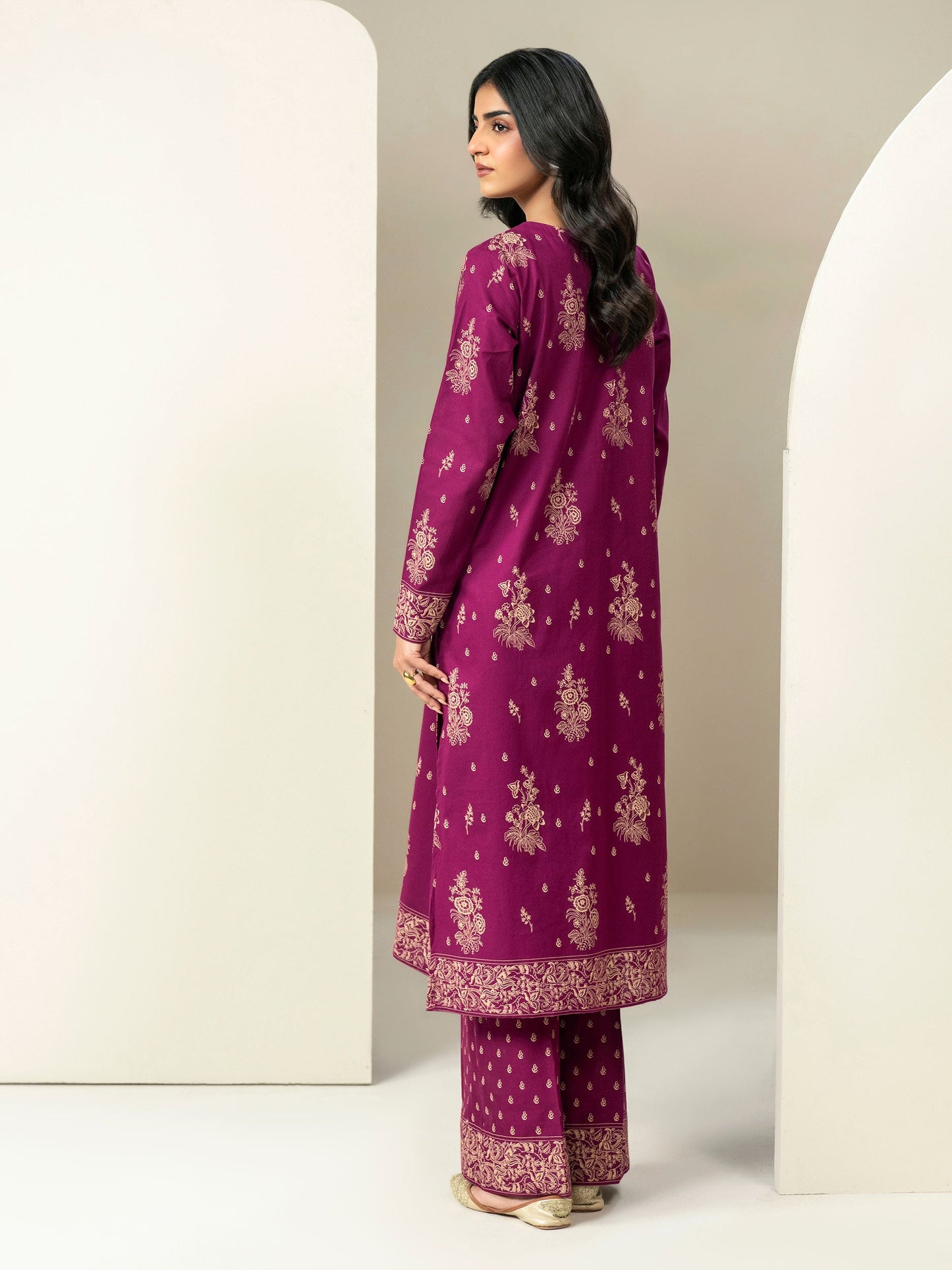 2 Piece Khaddar Suit Paste-Print (Unstitched)
